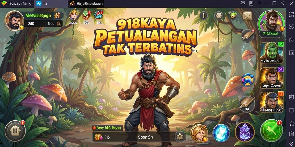 Tampilan gameplay seru dalam 918KAYA dengan petualangan yang mendebarkan.