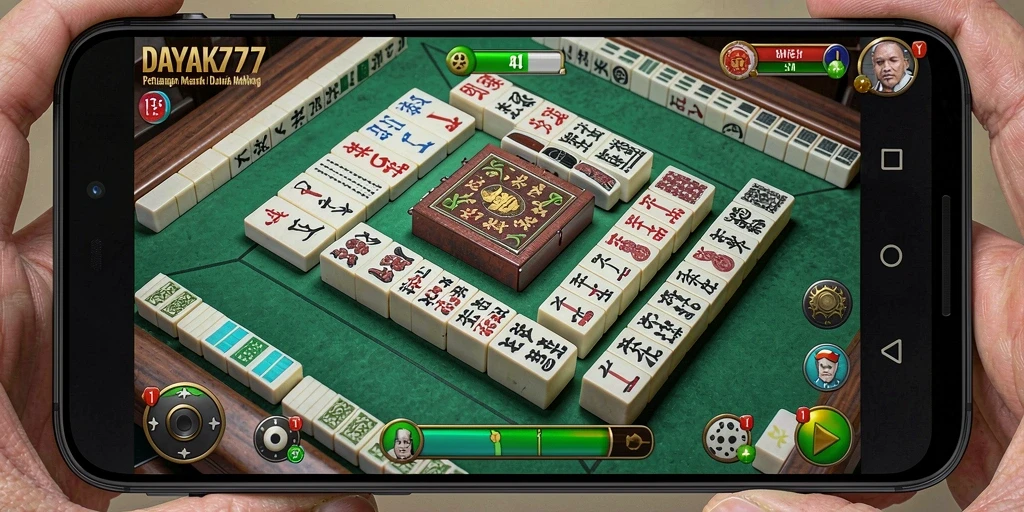 Screenshot menunjukkan gameplay Mahjong yang seru dan menarik.