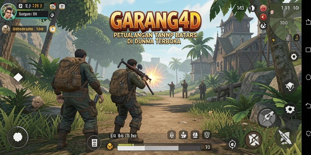 Tampilan gameplay yang menakjubkan di dunia Open World GARANG4D.