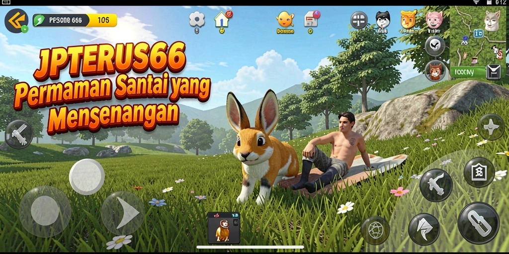 Tampilan gameplay yang seru dan menarik dari JPTERUS66.