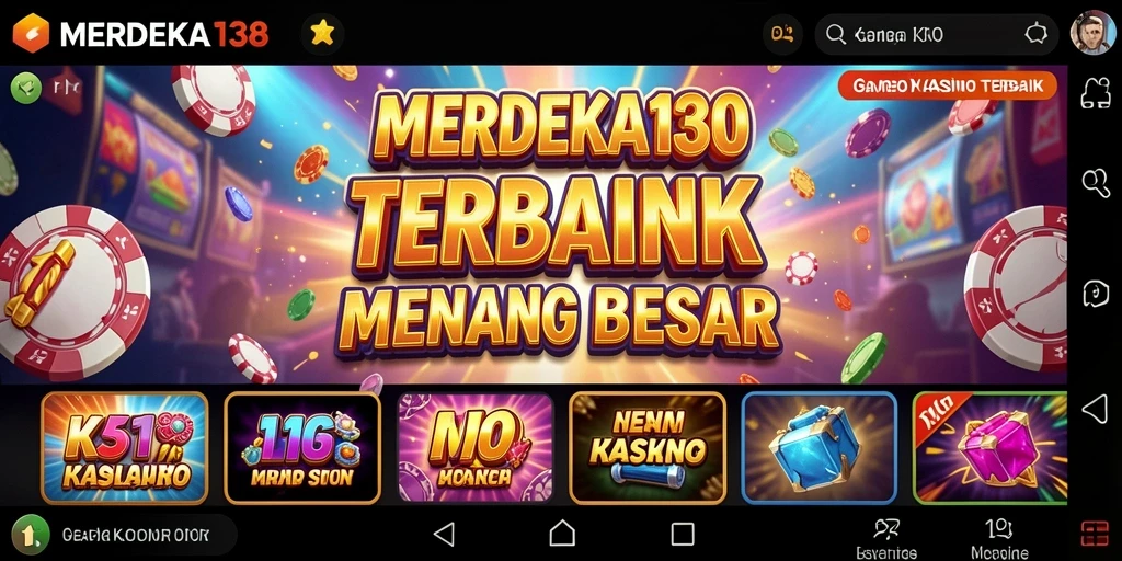 Gameplay seru dan menegangkan di aplikasi Kasino MERDEKA138.