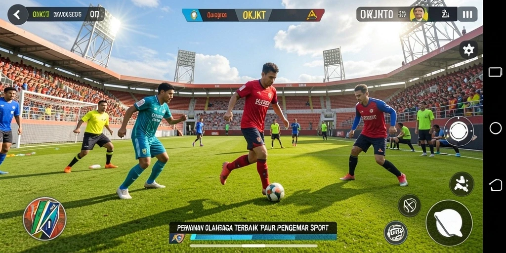 Tampilan gameplay menarik dari OKJKT yang mendebarkan.