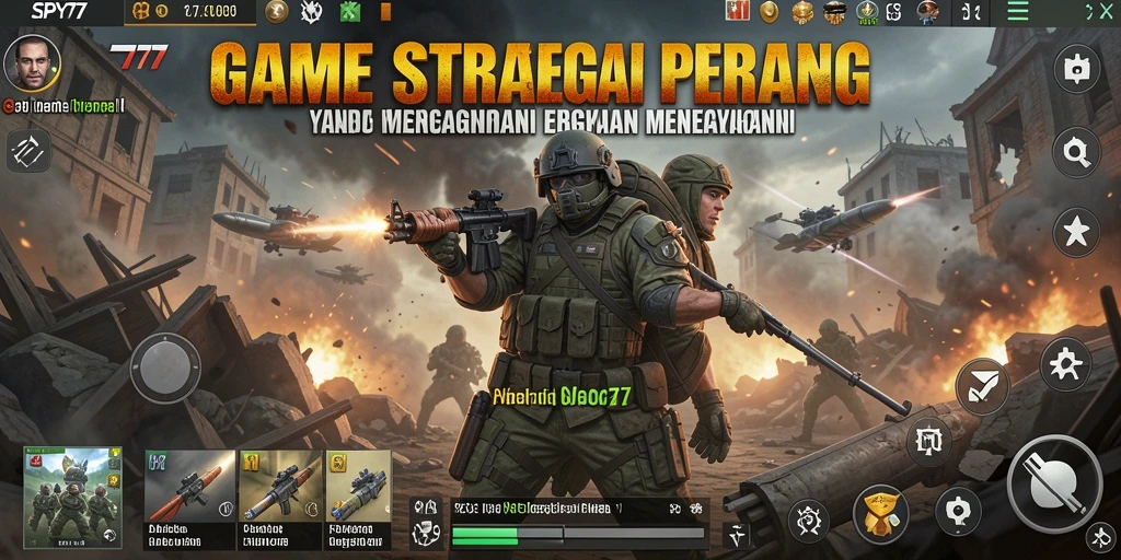 Screenshot gameplay SPY77 yang menunjukkan pertempuran seru.