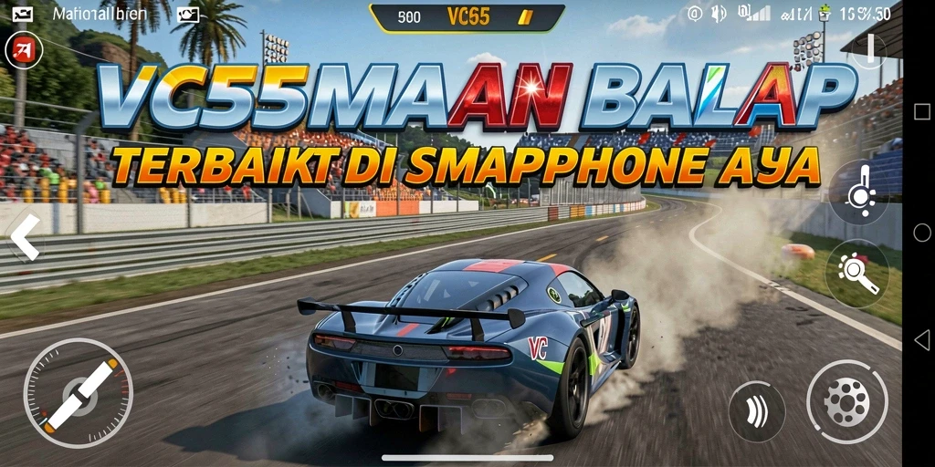 Gameplay balap mendebarkan di VC55 dengan mobil yang luar biasa.